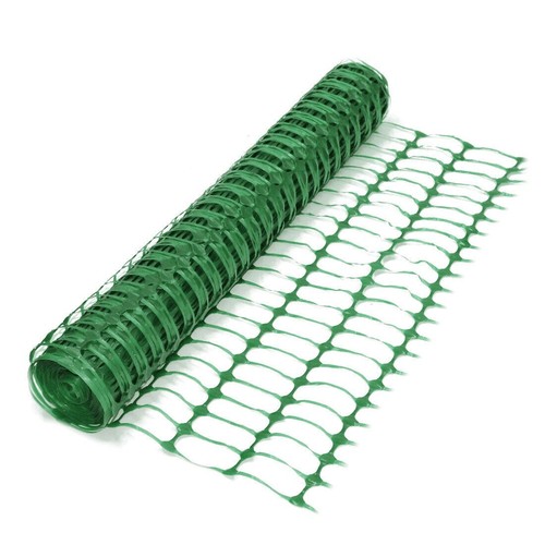 GREEN PLASTIC BARRIER MESH 1m x 50m ROLL GARDEN Barrier Plant Industrial Fencing - Picture 10 of 10