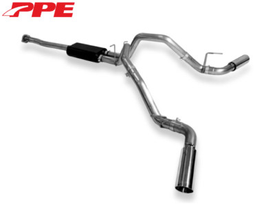 PPE Dual Exit Cat-Back Exhaust Kit w/ Polished Tips For 2019-2023 RAM 1500 5.7L