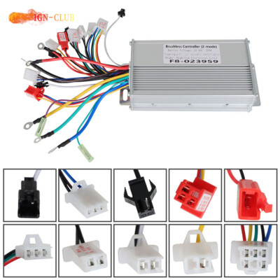 Electric Bicycle E-bike Scooter Brushless 24/36V 500W DC Motor Speed Controller