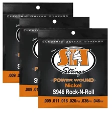 S.I.T. Strings S946 Rock N' Roll Nickel Power Wound Electric Guitar String - ...