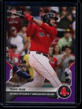 2021 Topps Now #694 Travis Shaw Purple Parallel Card #d /25