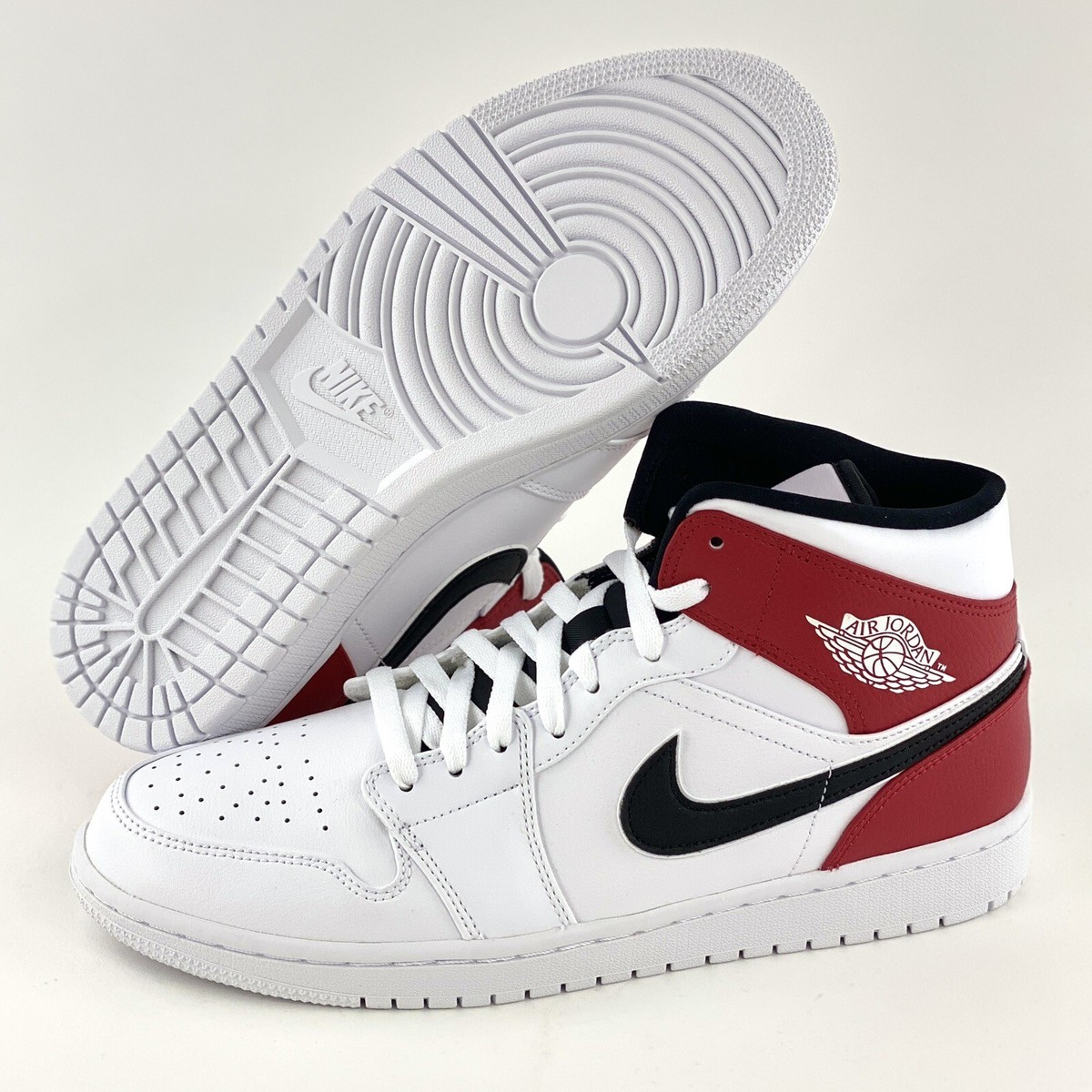 Nike Air Jordan 1 Mid Chicago 2019 Men's Sneakers Rare Shoe