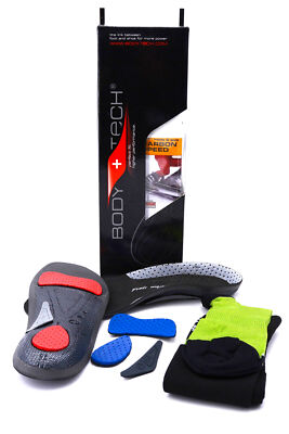 Body Tech Set Carbon Speed GR.41/42  Einlegesohlen + Socken Wintersport WE00 LN7