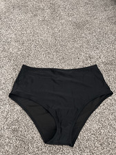 Aerie black bikini bottoms size xxl