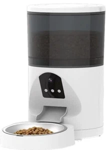 CornerMeet Feeder automatique Cat, 4L Smart Pet Feeder avec appareil photo, sécurisation