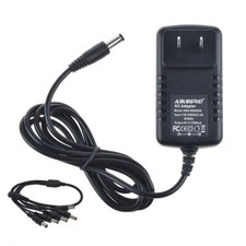 Guitar Effect Pedal 5 way Daisy Chain Power Supply Cable with 9V 2A DC Adapter