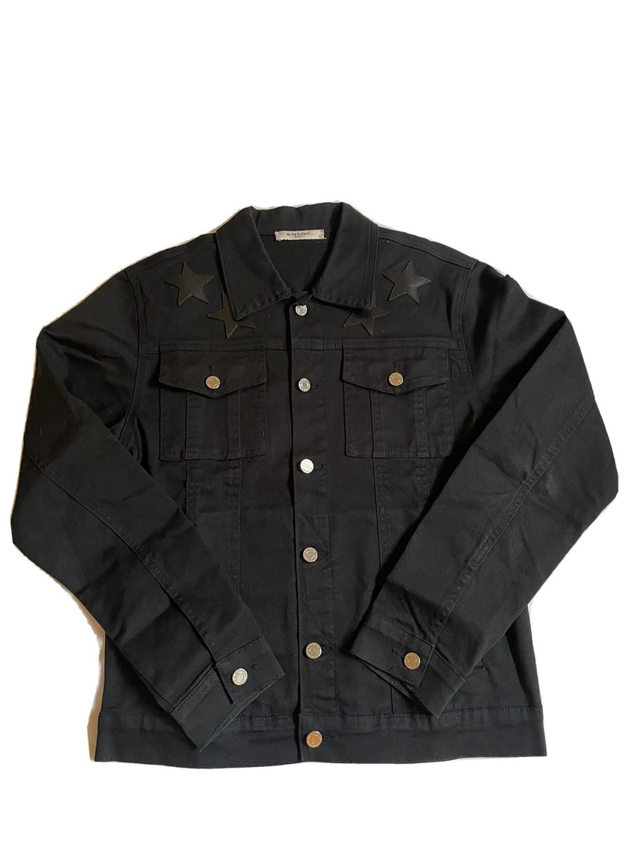 Givenchy SS17 Black Stars Men Denim Jacket Size M | eBay UK
