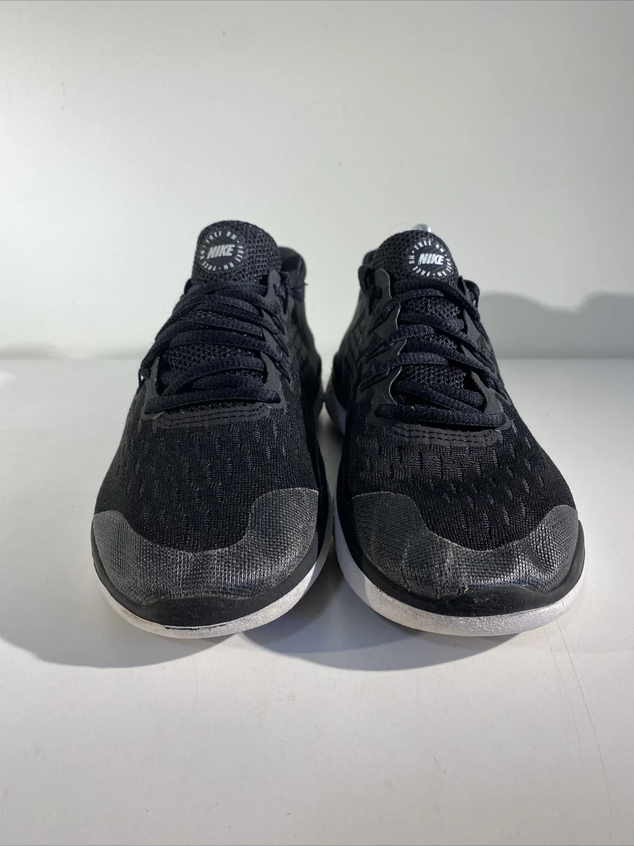 Nike Free RN 2018 GS Running Shoes Black White AH3451 003 Kids 5Y