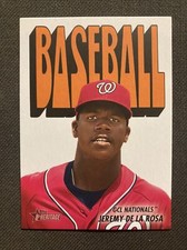 2021 Topps Heritage Minor League 1972 Pack Cover #12 JEREMY DE LA ROSA Nationals