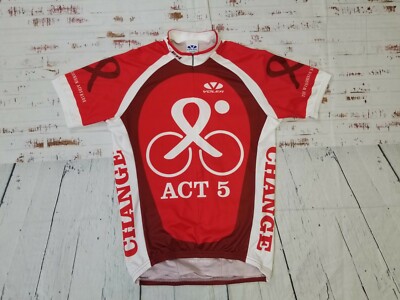 Voler Men's Sz Medium Act Change Cycling Jersey Made In USA