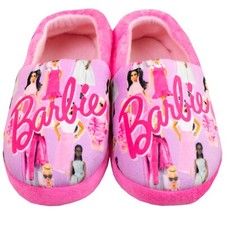 Barbie Slippers Kids Girls UK Size 8 9 10 11 12 13 1 2 Indoor Footwear Shoes