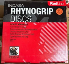 YEAR END BLOWOUT!!!  - Indasa 8" Hook & Loop Red Discs (5 mixed box)