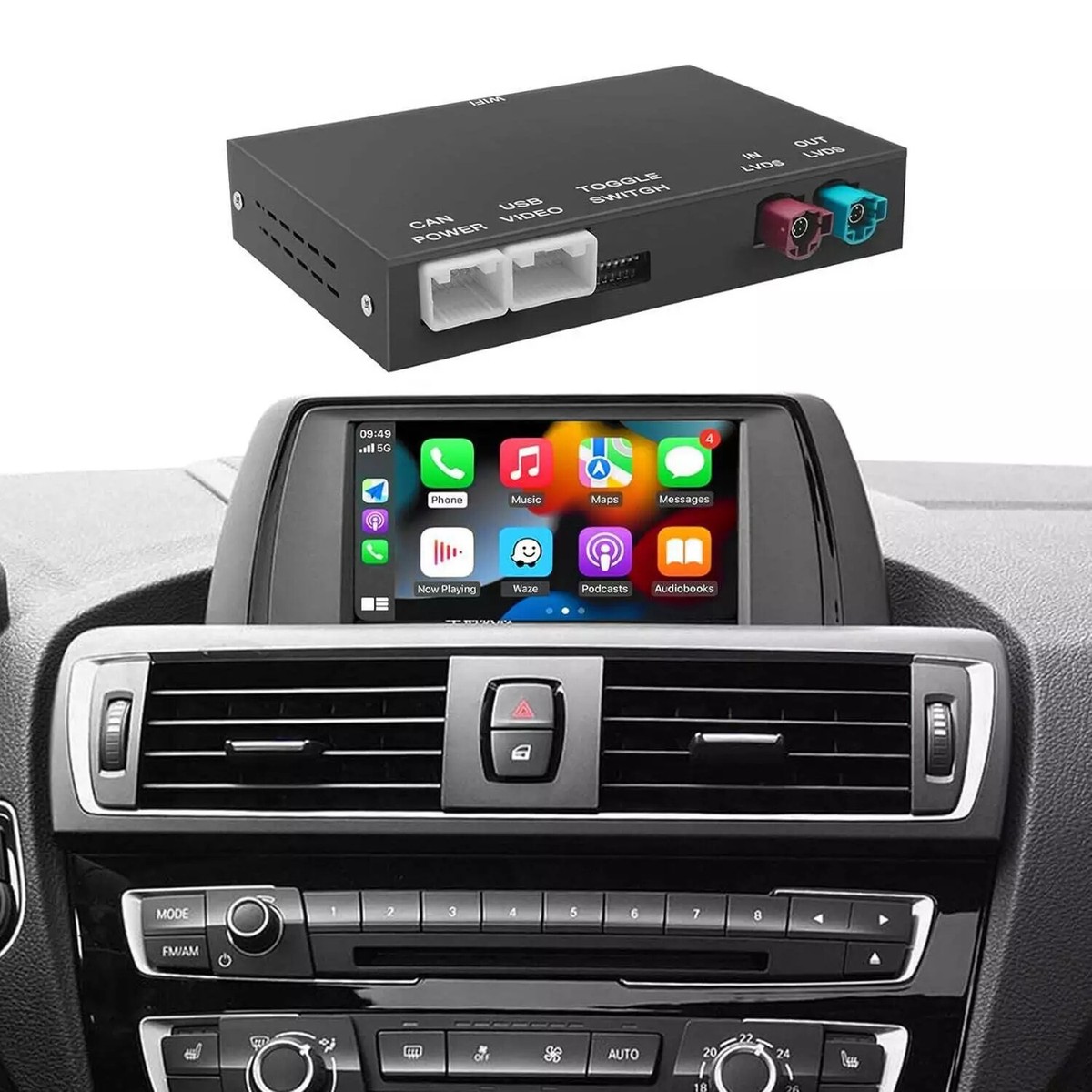 BMW MMI Box NBT/CIC Wireless CarPlay Android Auto – F20 F30 F31