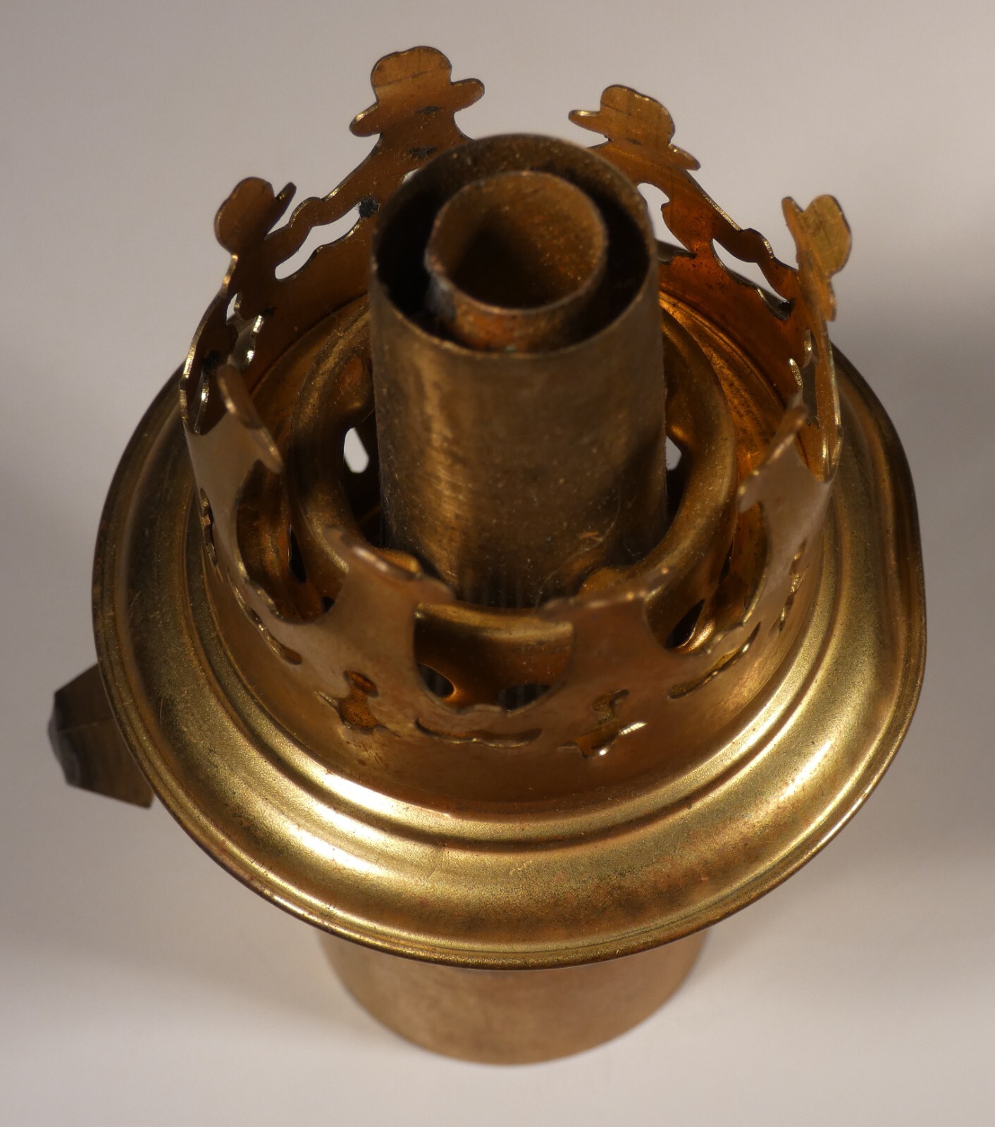 antique oil lamp burner Kosmos style good condition Brass 25 eBay