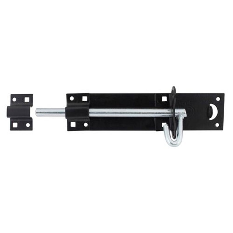 TSS Medium Brenton Pattern Padbolt 200mm Black (TSSPADBOLT200BL)