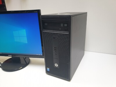 HP 280 G1 MT PC i3-4160 3,60GHz 256GB SSD 8GB Windows 10 Pro Computer DVD-RW