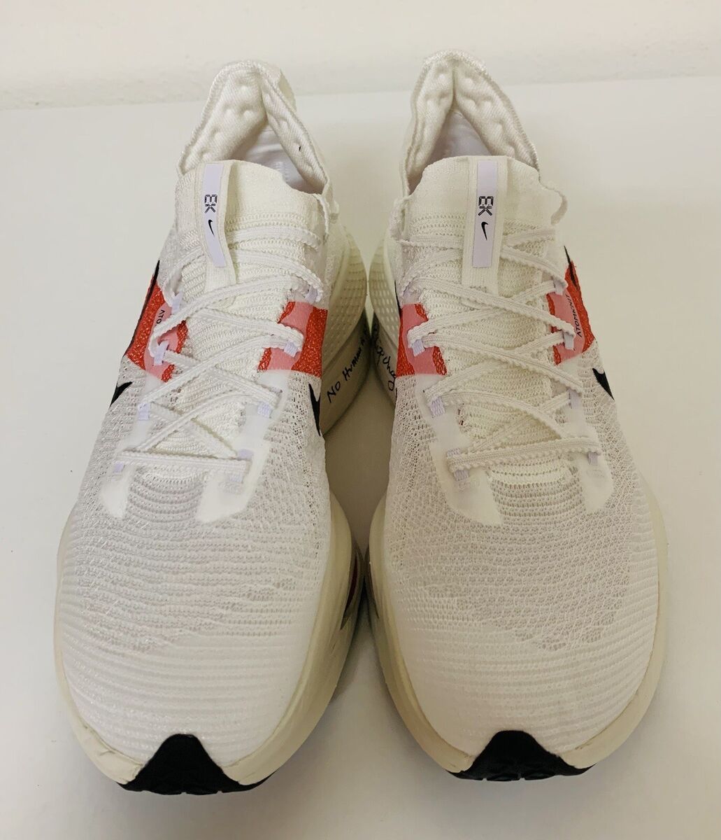Nike Air Zoom AlphaFly Next% 2 EK Mens Sz 11.5 White Black Nike Air Zoom AlphaFly Next% 2 EK Mens Sz 11.5 White Black