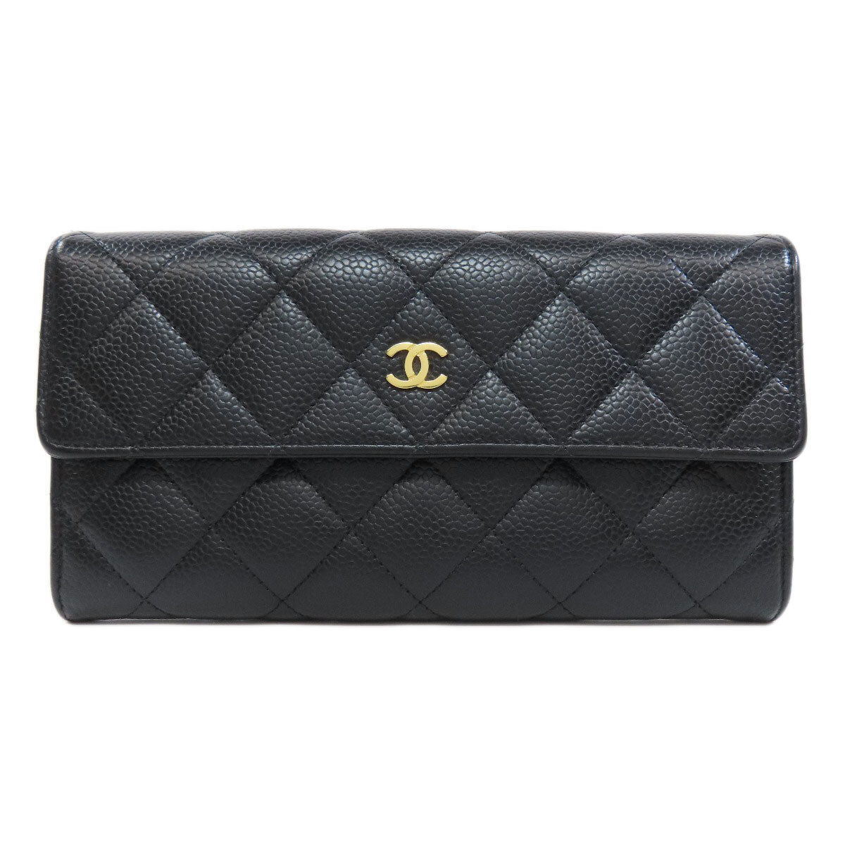 CHANEL Long wallet (with coin pocket) Matelasse COCO Mark CHANEL Long wallet (with coin pocket) Matelasse COCO Mark
