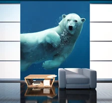 3D Cute Polar Bear K5633 Wallpaper Mural Self-adhesive Removable Sticker Panda