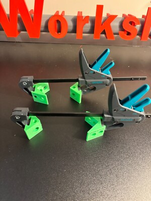 Eckklemmen-Adapter-Set für Wolfcraft Stabklemmen (Set 2 Paar)