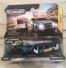 Hasbro Micro Machines Series 2 Starter Packs 05 06 07 08 Chase NEW Lot of 4