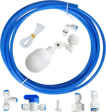 1/4 inch Tube Float Valve Kit for RO Water Reverse Osmosis System ball float...