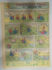 Toonerville Folks by Fontaine Fox from 12/7/1941 Tabloid Size Color Page