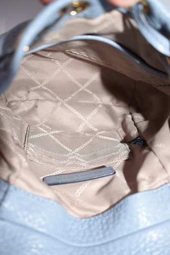 Michael Kors Viv Extra-Small Pebbled Leather Backpack in Baby Blue - Picture 10 of 15