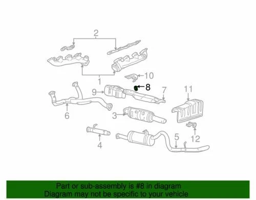 OEM NUEVO 1995-2008 Ford E-150 aislador sistema de escape suspensión F81Z-5A262-DA Foto 2 de 2