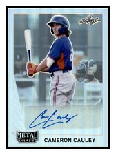 2021 Leaf Metal Draft 1990 Leaf Parallel Autograph CAMERON CAULEY # LA-CC1