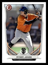 Ryder Jones 2014 Bowman #BP53 San Francisco Giants PROSPECT ROOKIE