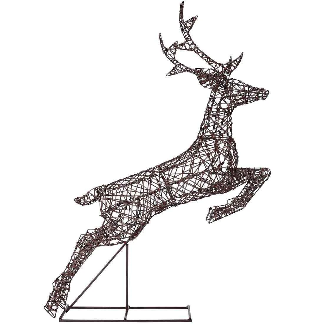 renna natalizia disegno colorato - 6 Renna Natalizia Balzante Luminosa per Esterno Cervo Natale 240 Led Bianco Caldo | eBay