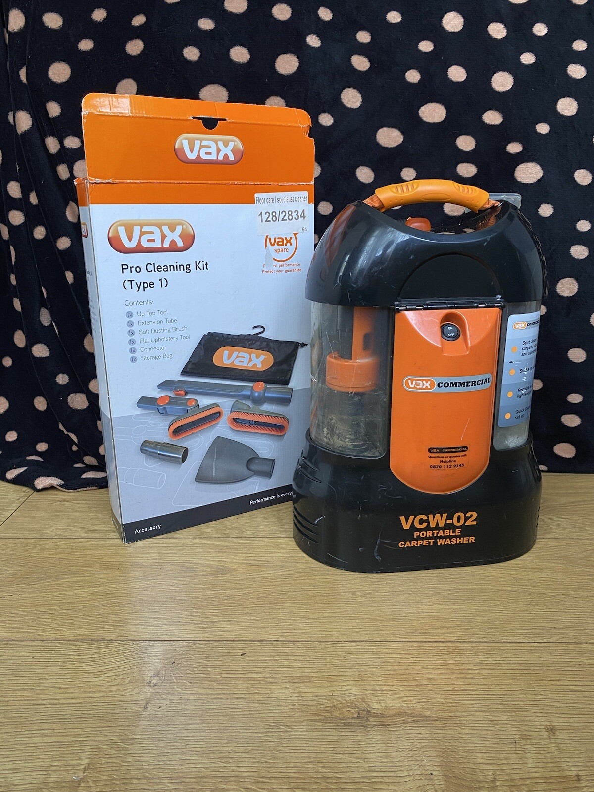 vax VCW02 Portable carpet washer cleaner Fully Working eBay