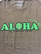 HAWAIIAN ISLAND CREATIONS HIC Classic Men's Shirt, Aloha Surf, 2XL, Brown