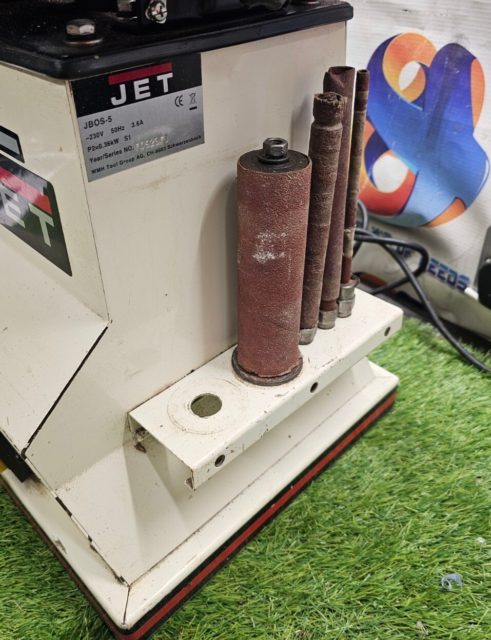 Jet Bobbin Sander Complete With 5 Drums 240v M eBay