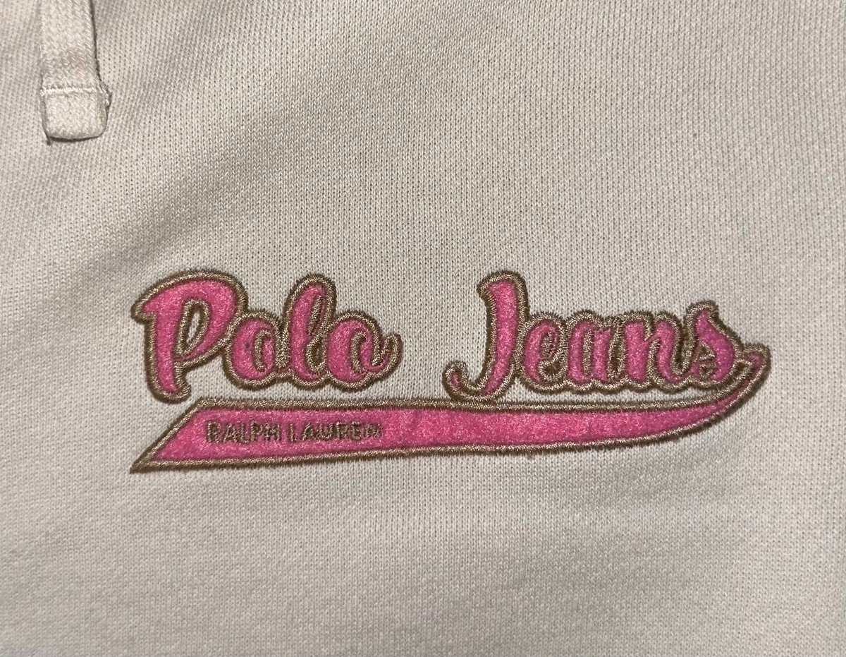 Polo Jeans Co Ralph Lauren Stitched zip hoodie Vintage Y2K Women's