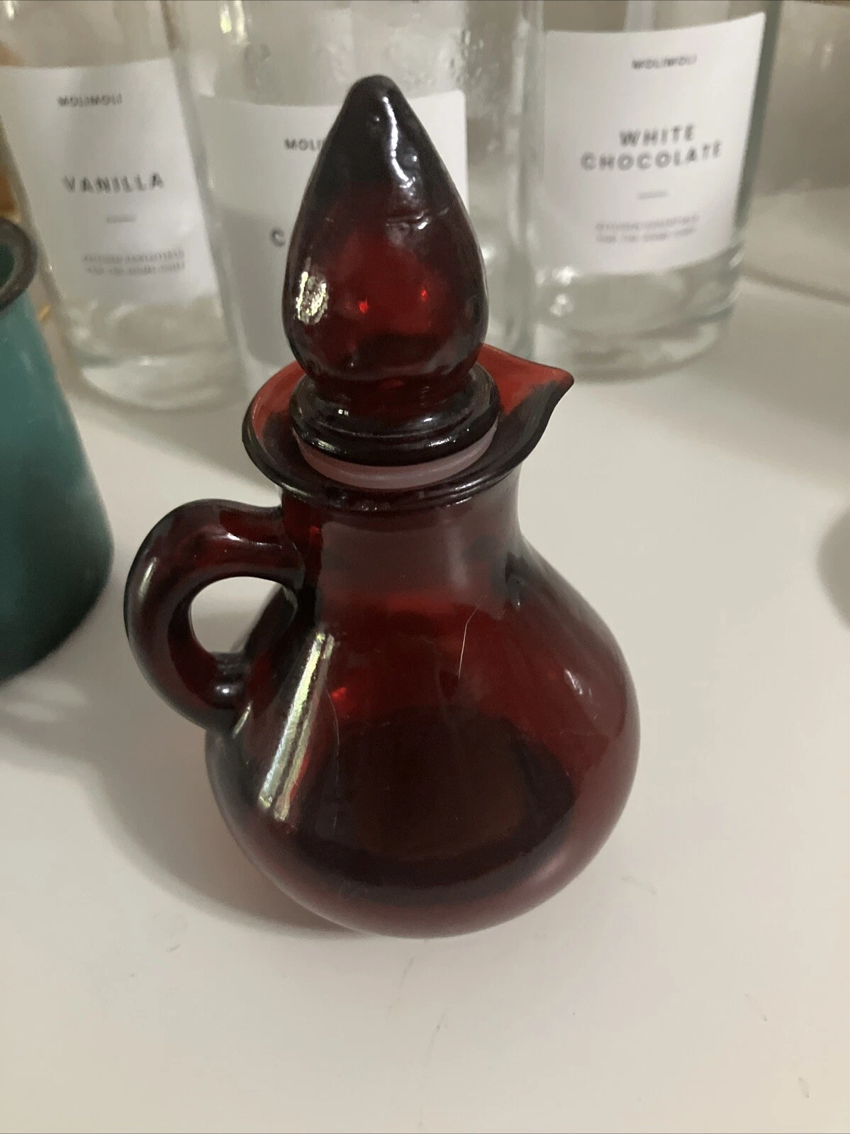 Vintage Avon Strawberry Bath Foam Bottle Retro 4oz