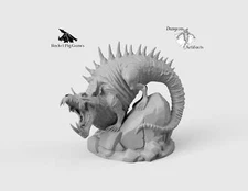 Giant Dreg Rat - Wargaming Miniatures Monster Rocket Pig Games D&D, DnD