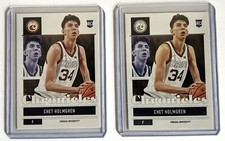 2022 Panini Chronicles Draft Picks #1 Chet Holmgren Base and Bronze Variation