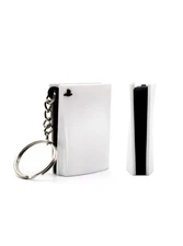 PS5 PlayStation 5 White Console Video Game Themed Rubber Keychain Keyring New