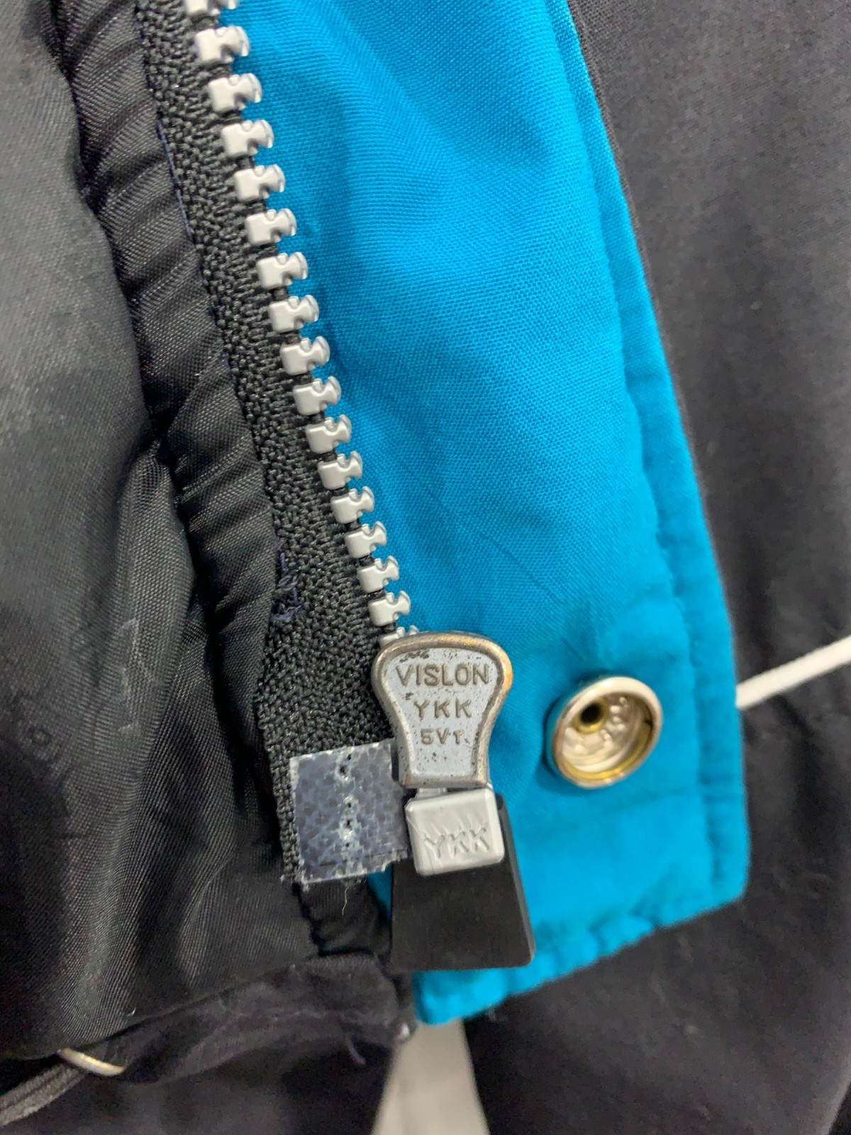 Kappa Basic 2XL Puffer Jacket Black Blue Vintage … - image 9