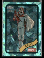 2025 Topps Chrome Sapphire Edition Marvel #3 Eros Aqua Sapphire #/75