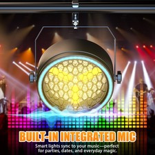3X60W Golden COB Par Light DMX Stage DJ Audience Blinder Light for Party/Disco