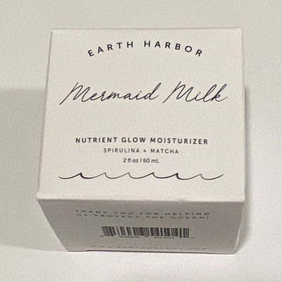 Earth Harbor Mermaid Milk Nutrient Glow Moisturizer Spirulina + Matcha 2 fl oz