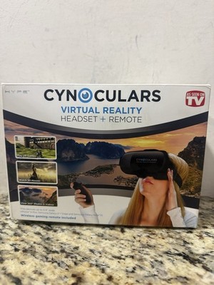 Cynoculars Virtual Reality Headset and Wireless Remote New