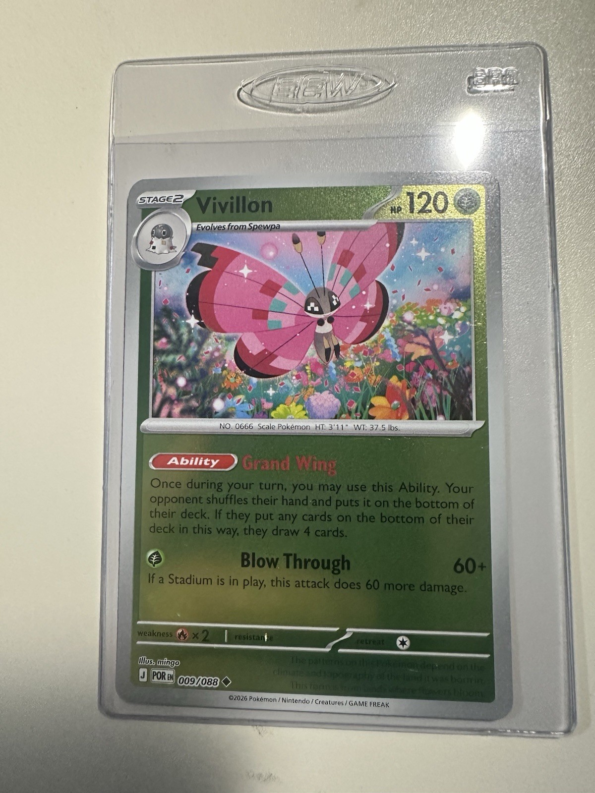 Perfect Order #009/088 Vivillon Reverse Holo