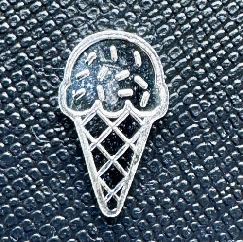 Ice Cream Cone - 1 Gram .999 Fine Pure Silver Bullion Mini Bar Ingot Coin