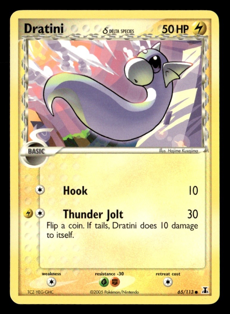 Dratini - 065/113 (Delta Species) Delta Species 65/113 NM Pokémon TCG