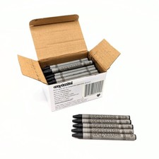 Craytastic Bulk Wrapped Crayons Box of 52 Black for Crafting, Parties, Kid...