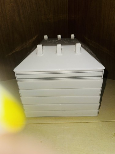 SELETTI PALACE Stacking Tableware 7 Piece Set Square Plate 22.5cm - Picture 3 of 16